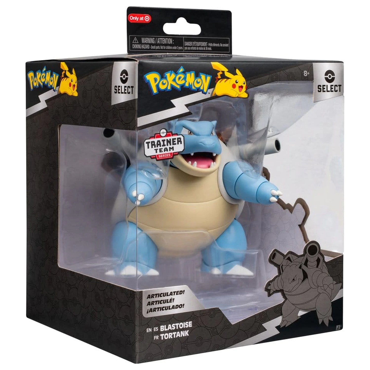 Pokémon Select Super-Articulated Actionfigur Blastoise Produktfoto