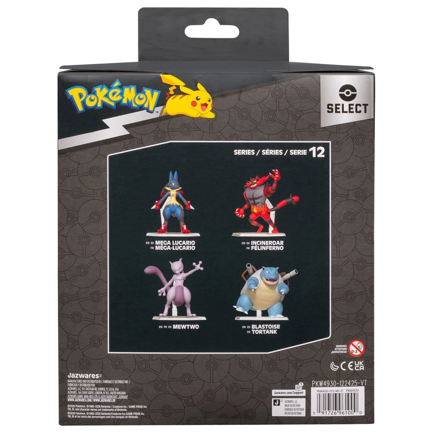 Pokémon Select Super-Articulated Actionfigur Blastoise Produktfoto