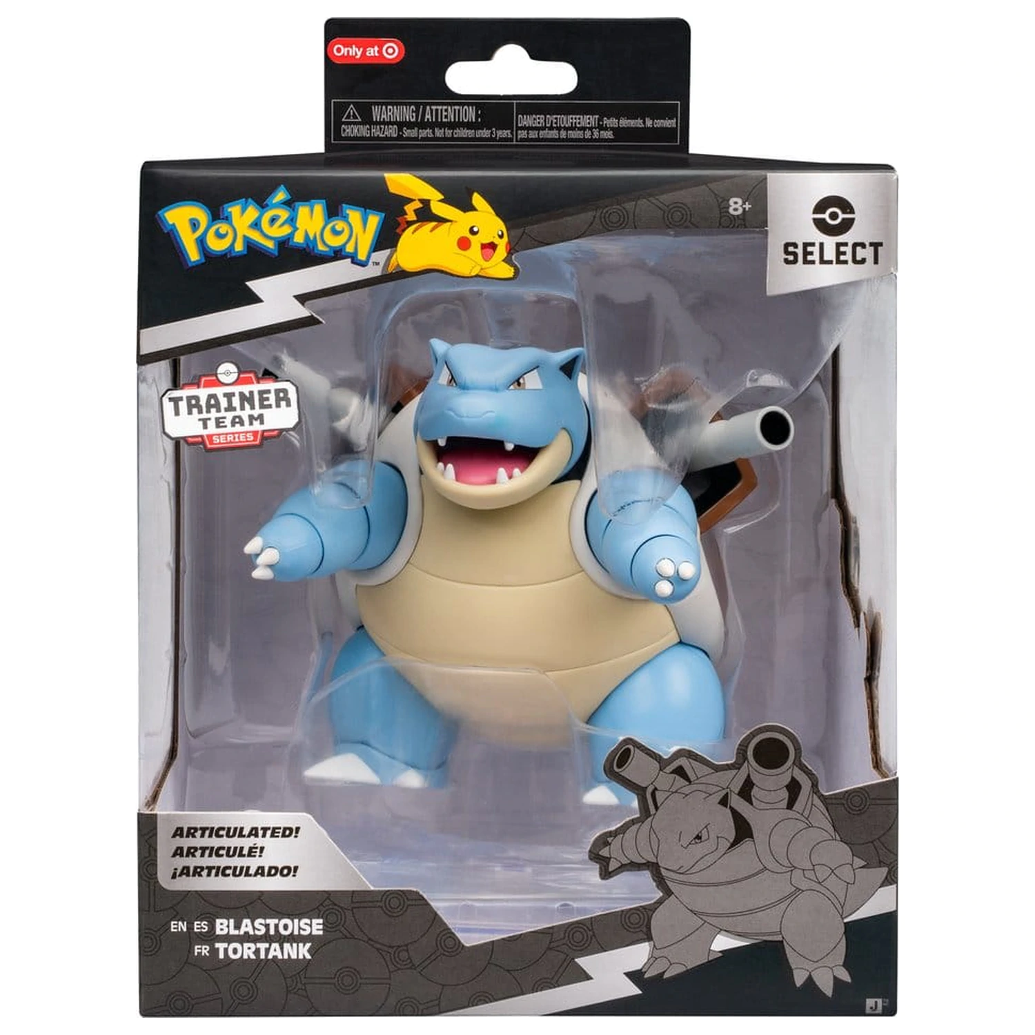Pokémon Select Super-Articulated Actionfigur Blastoise Produktfoto