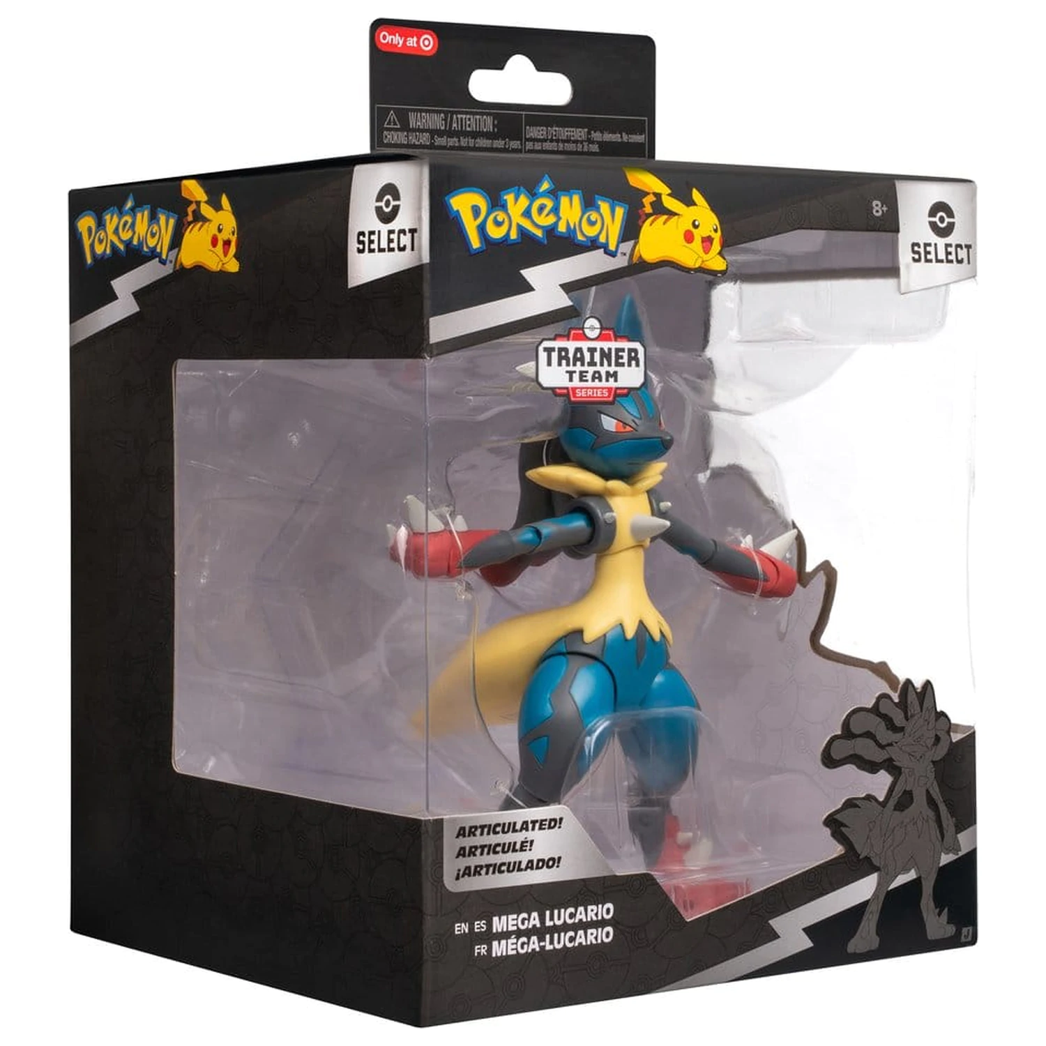 Pokémon Select Super-Articulated Actionfigur Mega Lucario Produktfoto