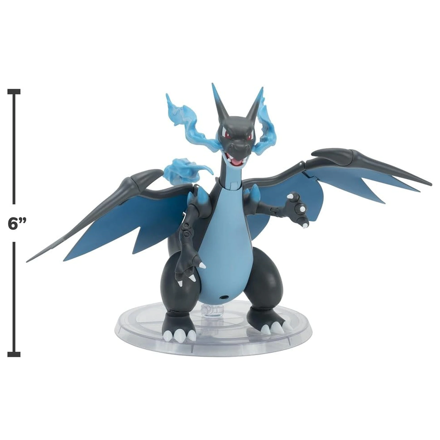 Pokémon Select Super-Articulated Figur Mega Charizard X 15 cm Produktfoto