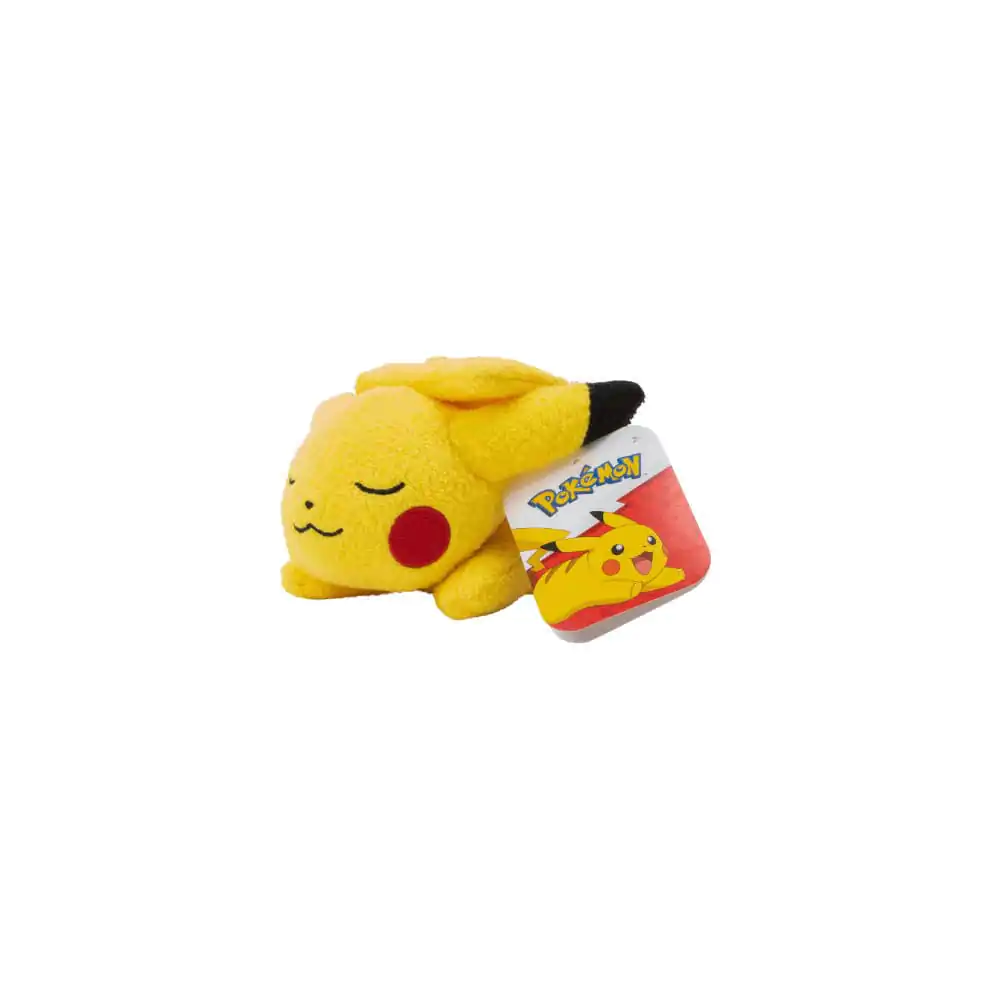 Pokémon Schlafendes Pikachu Plüschfigur 12 cm Produktfoto