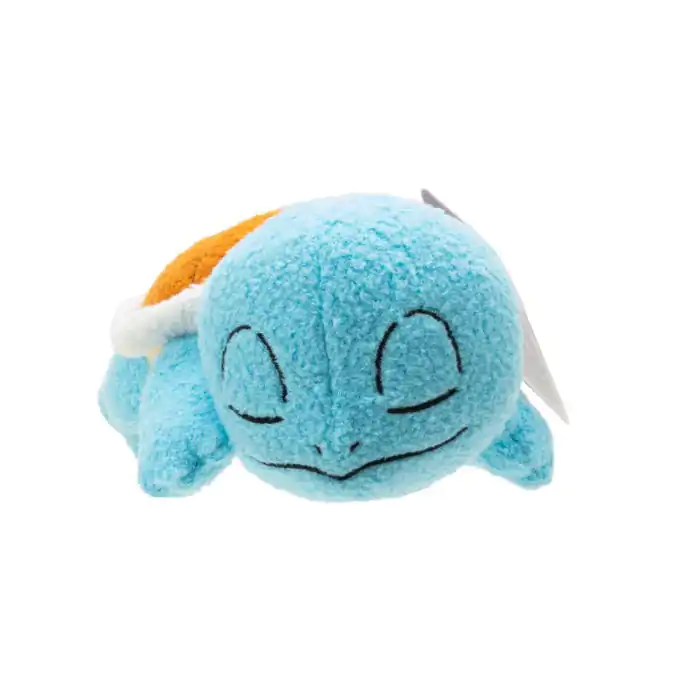 Pokémon Sleeping Squirtle Plüschfigur 12 cm Produktfoto