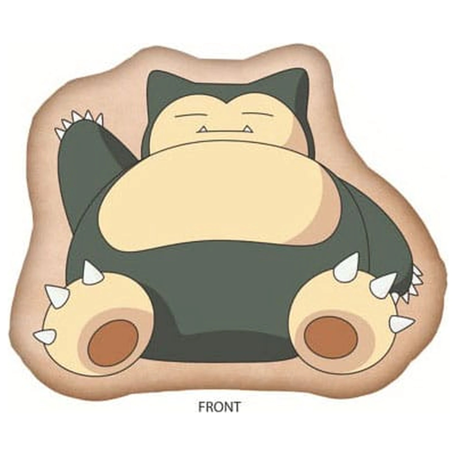 Pokemon Kissen Snorlax braun 36 cm Produktfoto