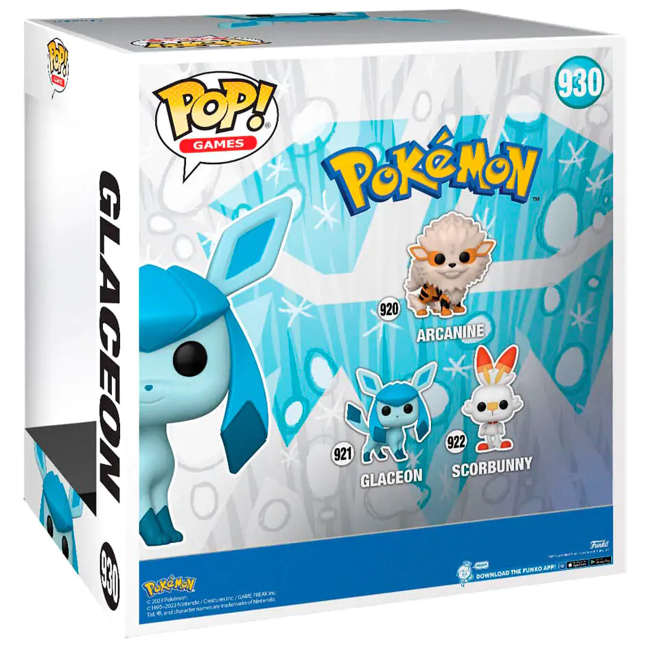 Pokemon Super Sized Jumbo POP! Vinyl Figur Glaceon (EMEA) 25 cm termékfotó