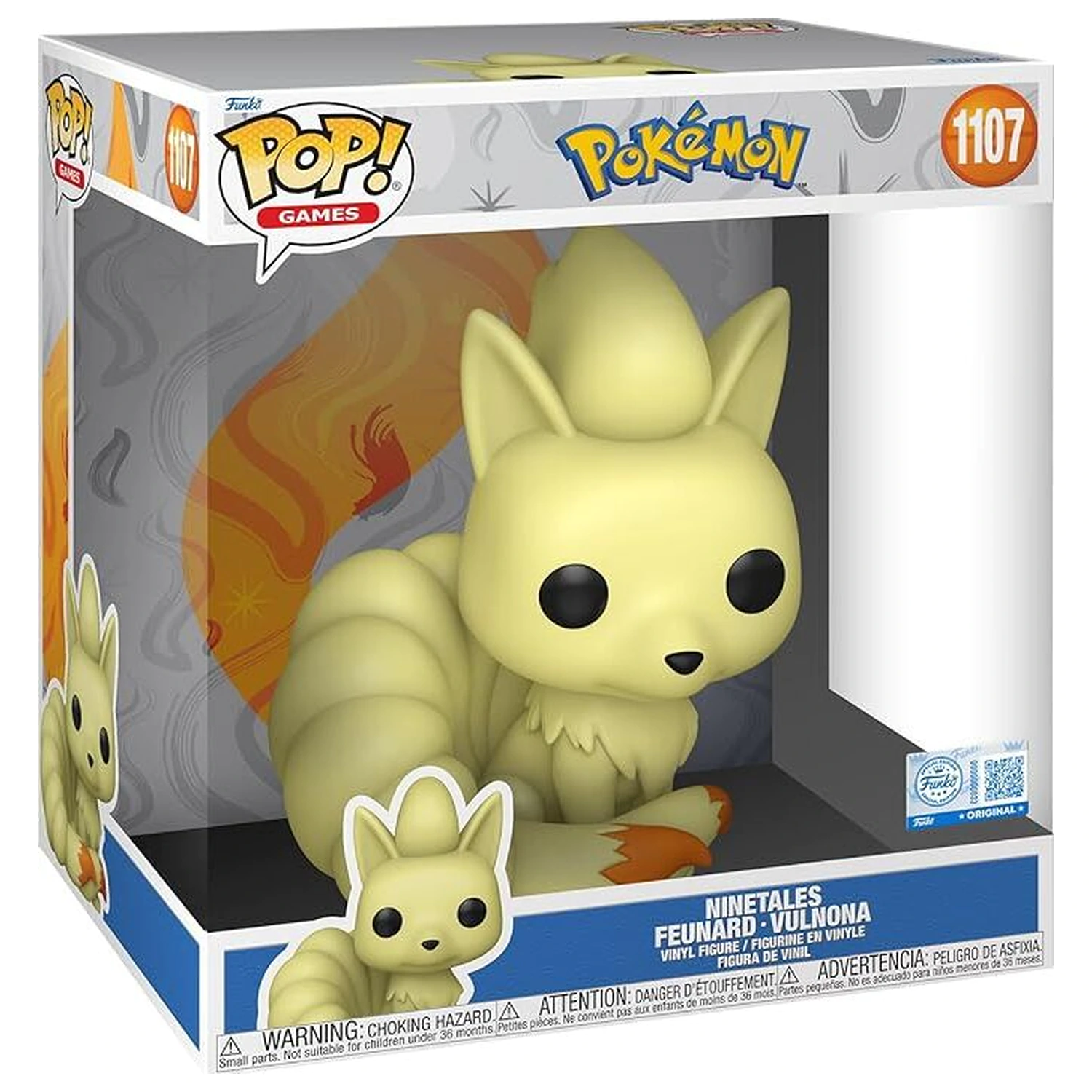 Pokemon Super Sized Jumbo Funko POP! Vinyl Figur Ninetales 25 cm Produktfoto