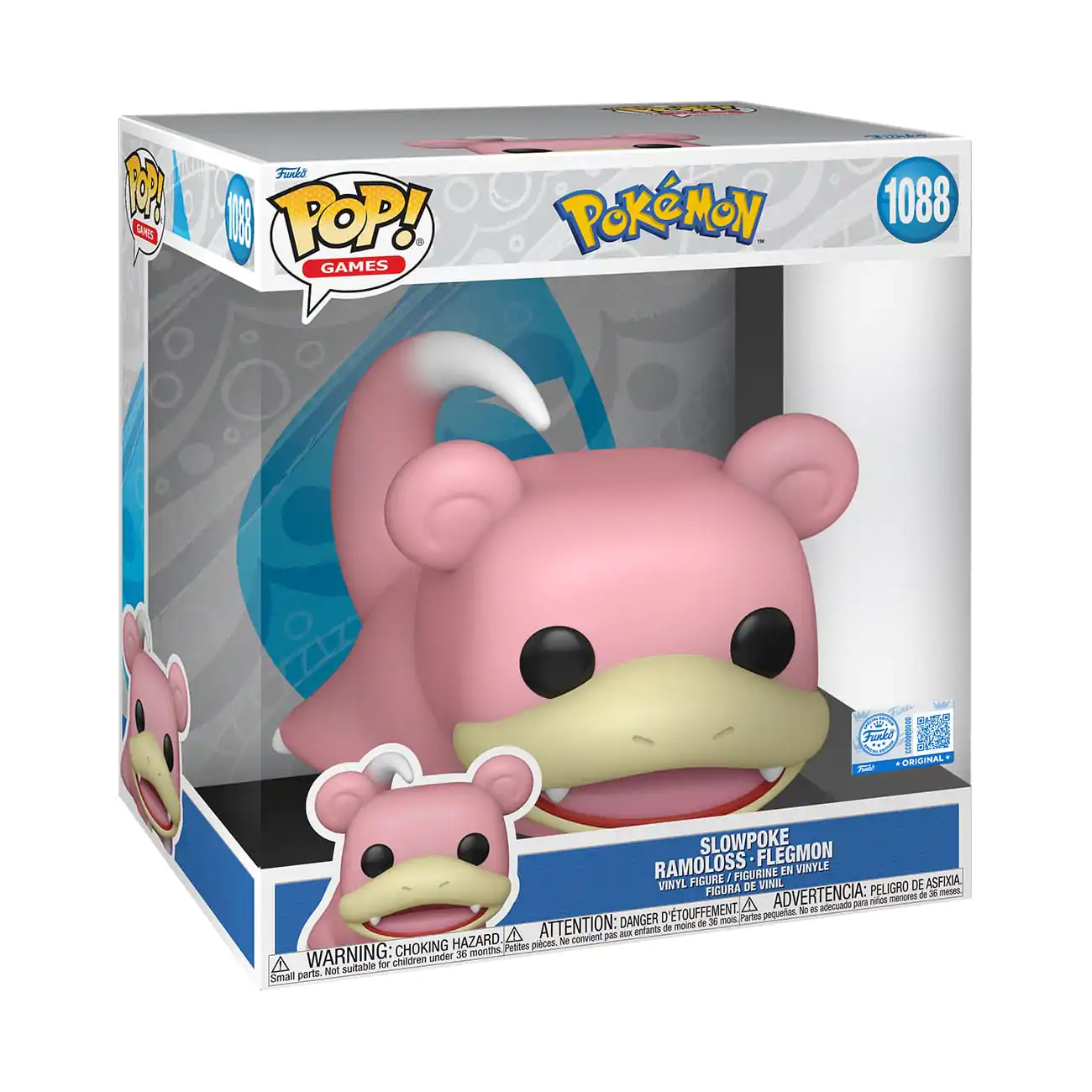 Pokemon Super Sized Jumbo Funko POP! Vinyl Figur Slowpoke 25 cm Produktfoto