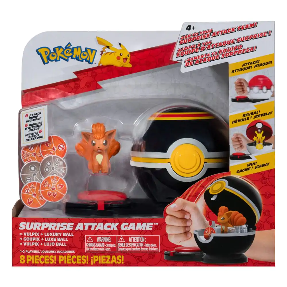 Pokémon Surprise Attack Game Vulpix mit Luxusball Produktfoto