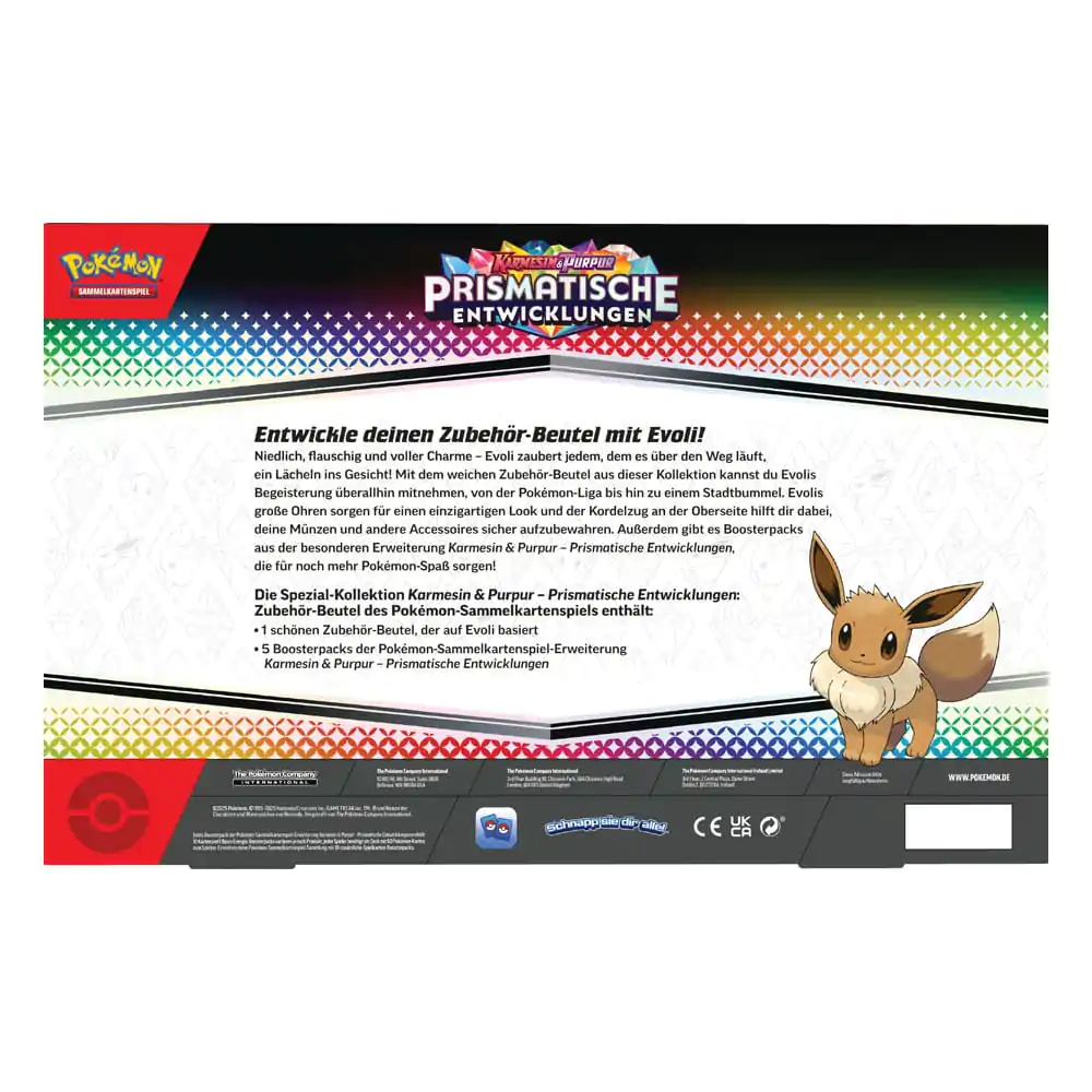 Pokémon TCG Accessory Pouch Kollektion Evoli *German Version* Produktfoto