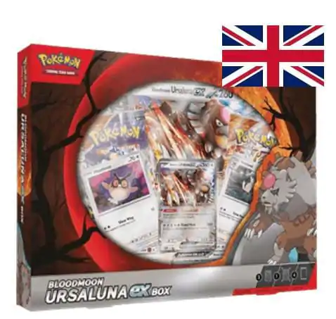 Pokémon TCG Bloodmoon Ursaluna EX Box November 2024 *Englische Version* Produktfoto