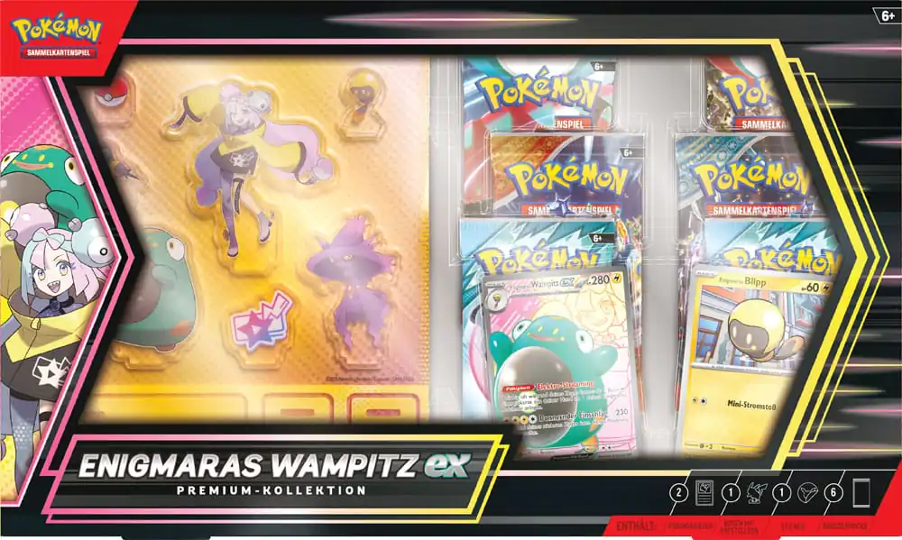 Pokémon TCG EX Premium-Kollektion Einigmaras Wampitz 2025 *Deutsche Version* Produktfoto