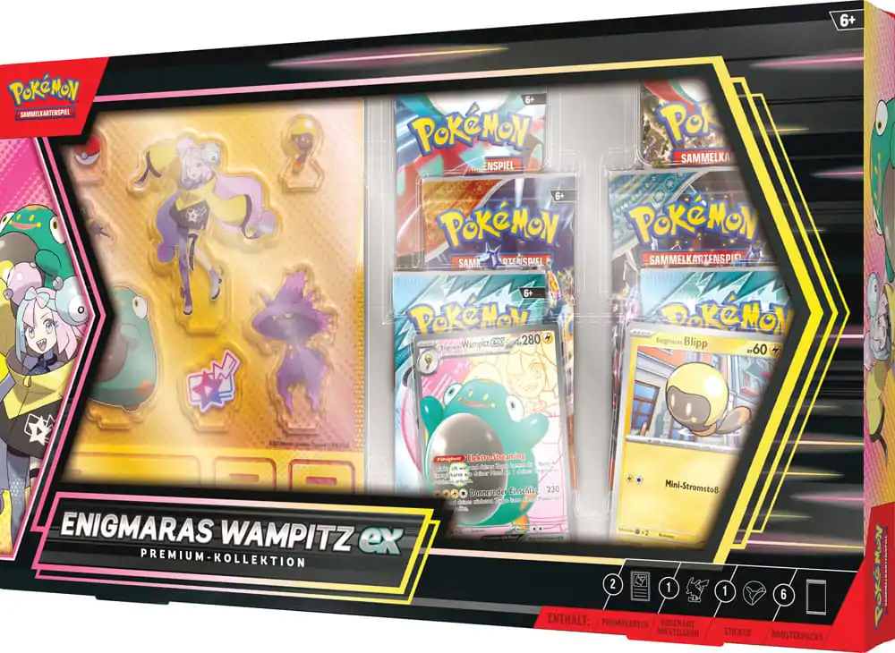 Pokémon TCG EX Premium-Kollektion Einigmaras Wampitz 2025 *Deutsche Version* Produktfoto