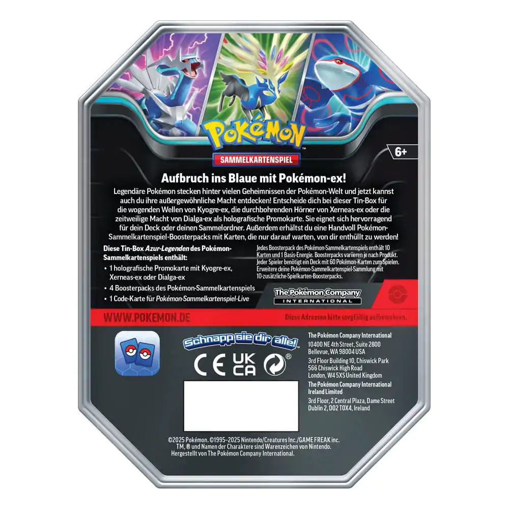 Pokémon TCG Tin 118 Dialga 2025 *Deutsche Version* Produktfoto