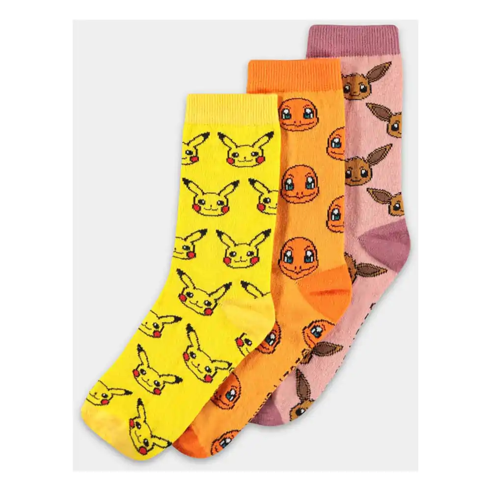 Pokémon Socken 3er-Pack Three Icons 35-38 termékfotó