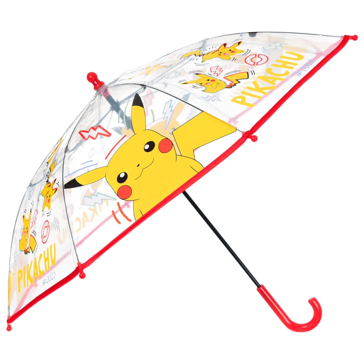 Pokemon Thunder Kids Transparenter Regenschirm Ø72 cm Produktfoto