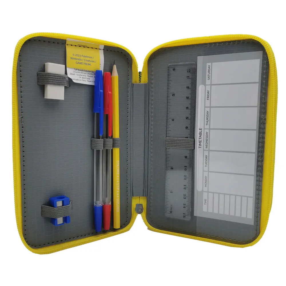 Pokemon Dreifaches gefüllt Mäppchen Produktfoto