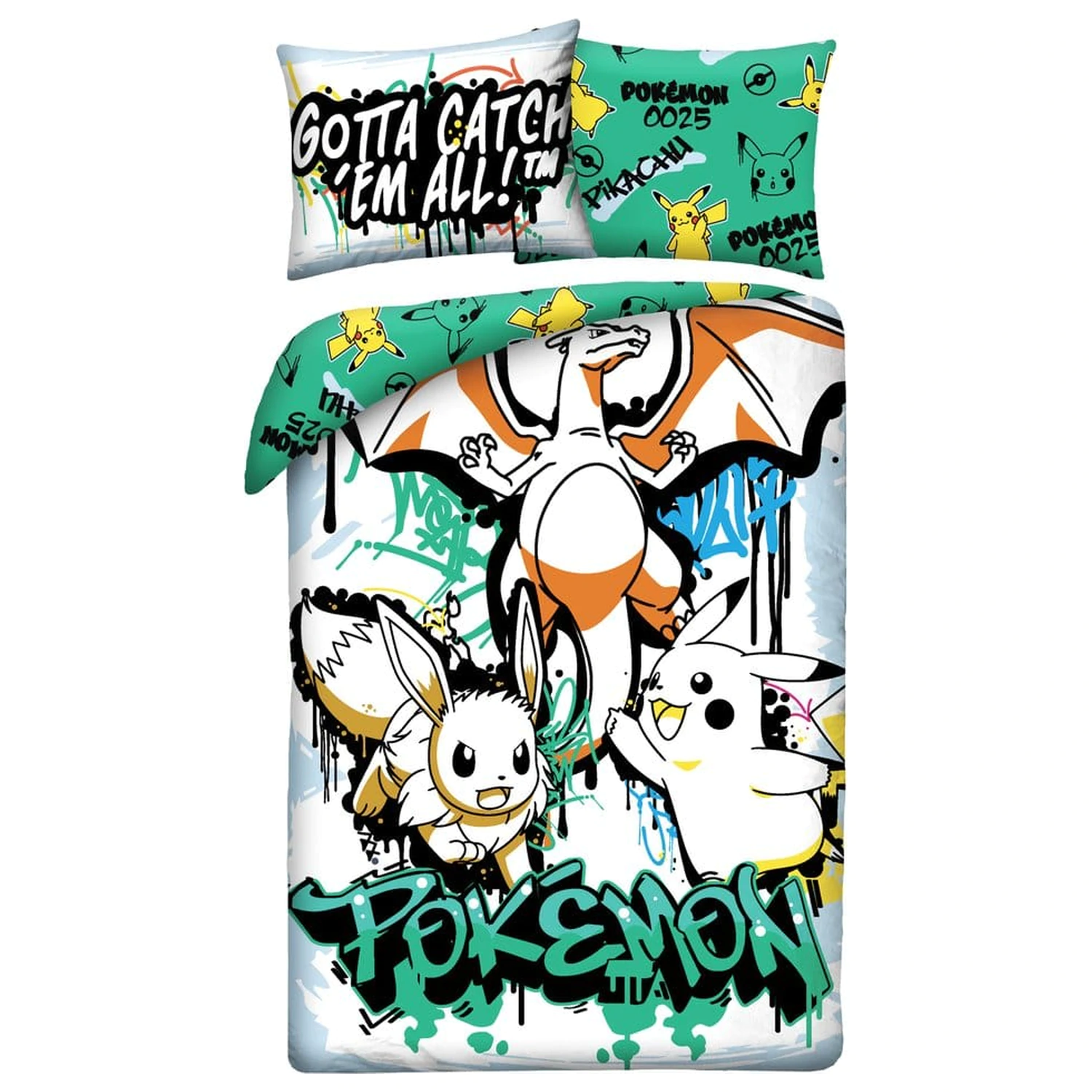 Pokémon Bettwäsche-Set Version 18 140 x 200 cm / 70 x 90 cm Produktfoto