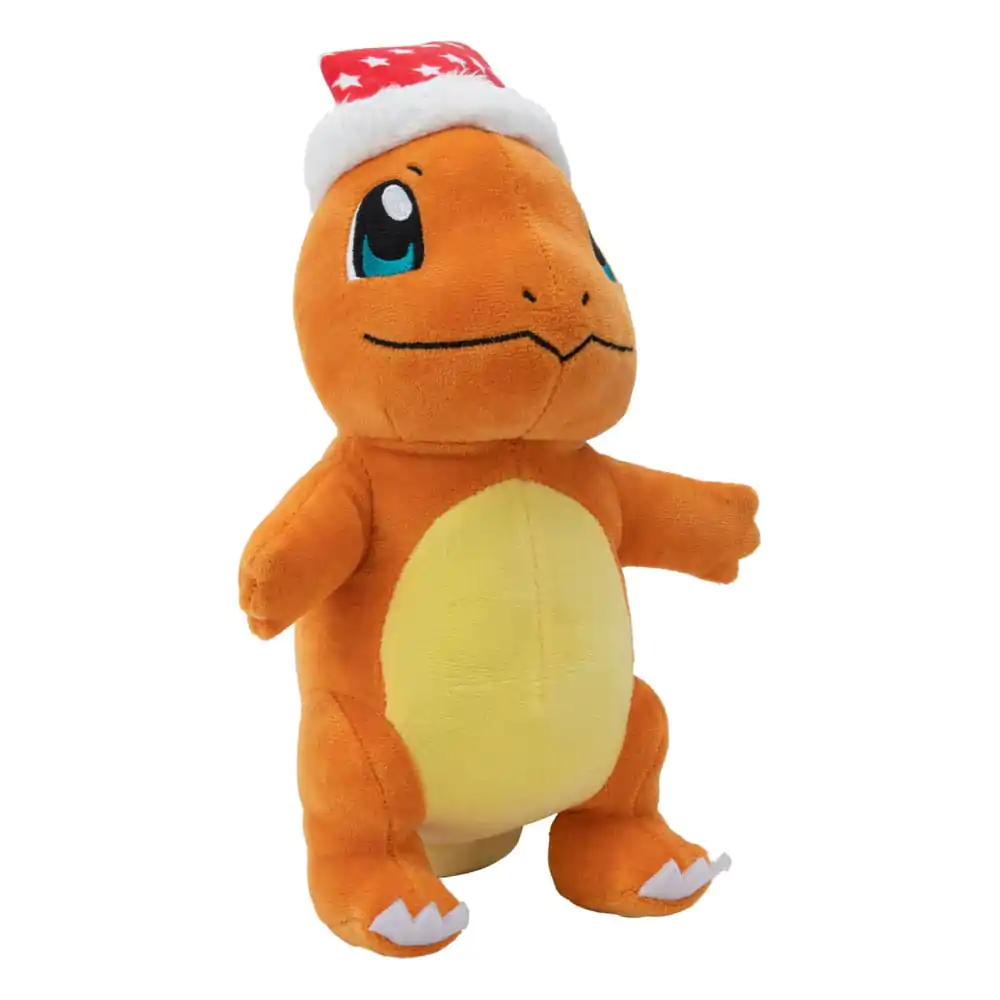 Pokémon Plüschfigur Winter Glumanda mit Weihnachtsmütze 20 cm termékfotó