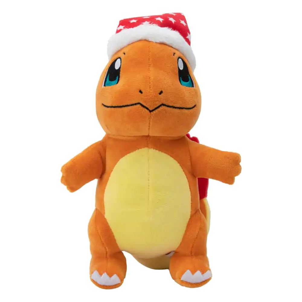 Pokémon Plüschfigur Winter Glumanda mit Weihnachtsmütze 20 cm termékfotó