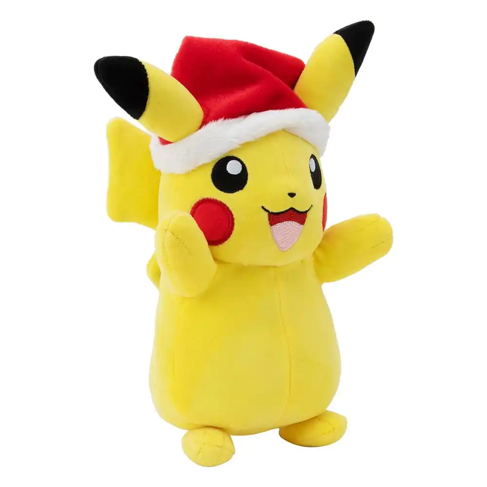 Pokémon Plüschfigur Winter Pikachu mit Weihnachtsmütze 20 cm termékfotó