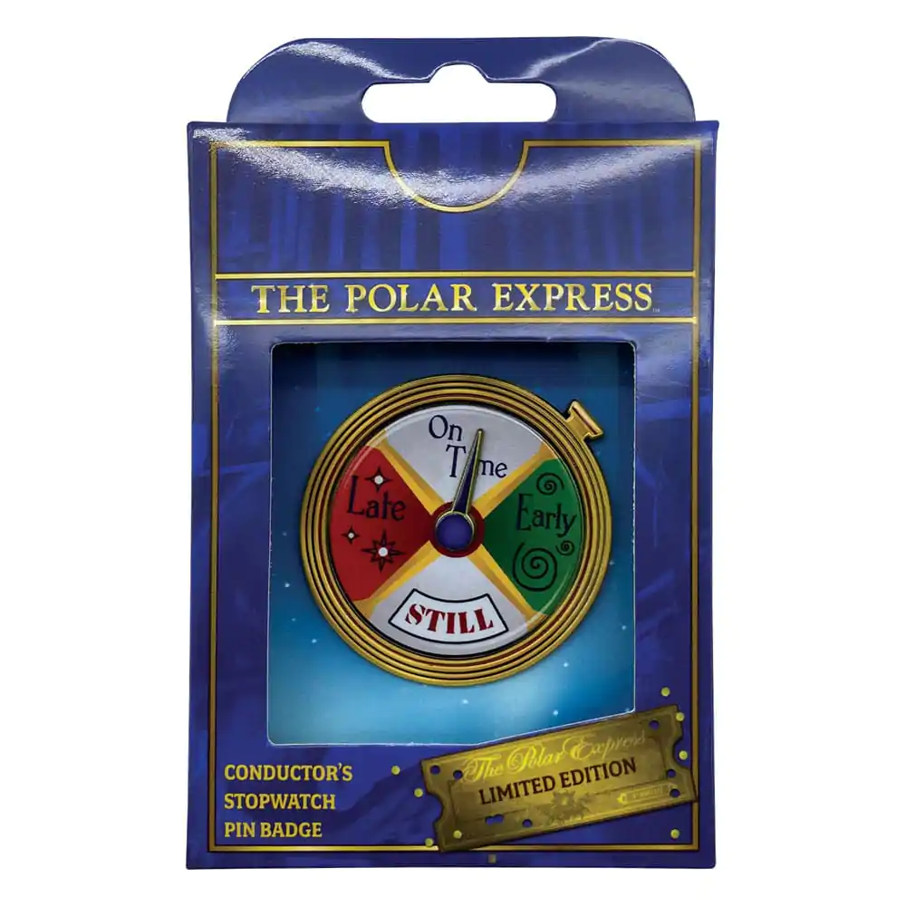 Der Polarexpress Ansteck-Pin Conductor's Stopwatch Spinning Limited Edition termékfotó