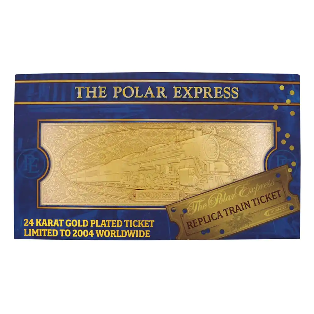 Der Polarexpress Replik Train Ticket 24k Gold Plated Limited Edition termékfotó