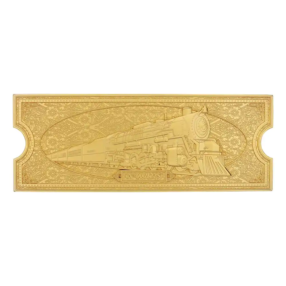 Der Polarexpress Replik Train Ticket 24k Gold Plated Limited Edition termékfotó