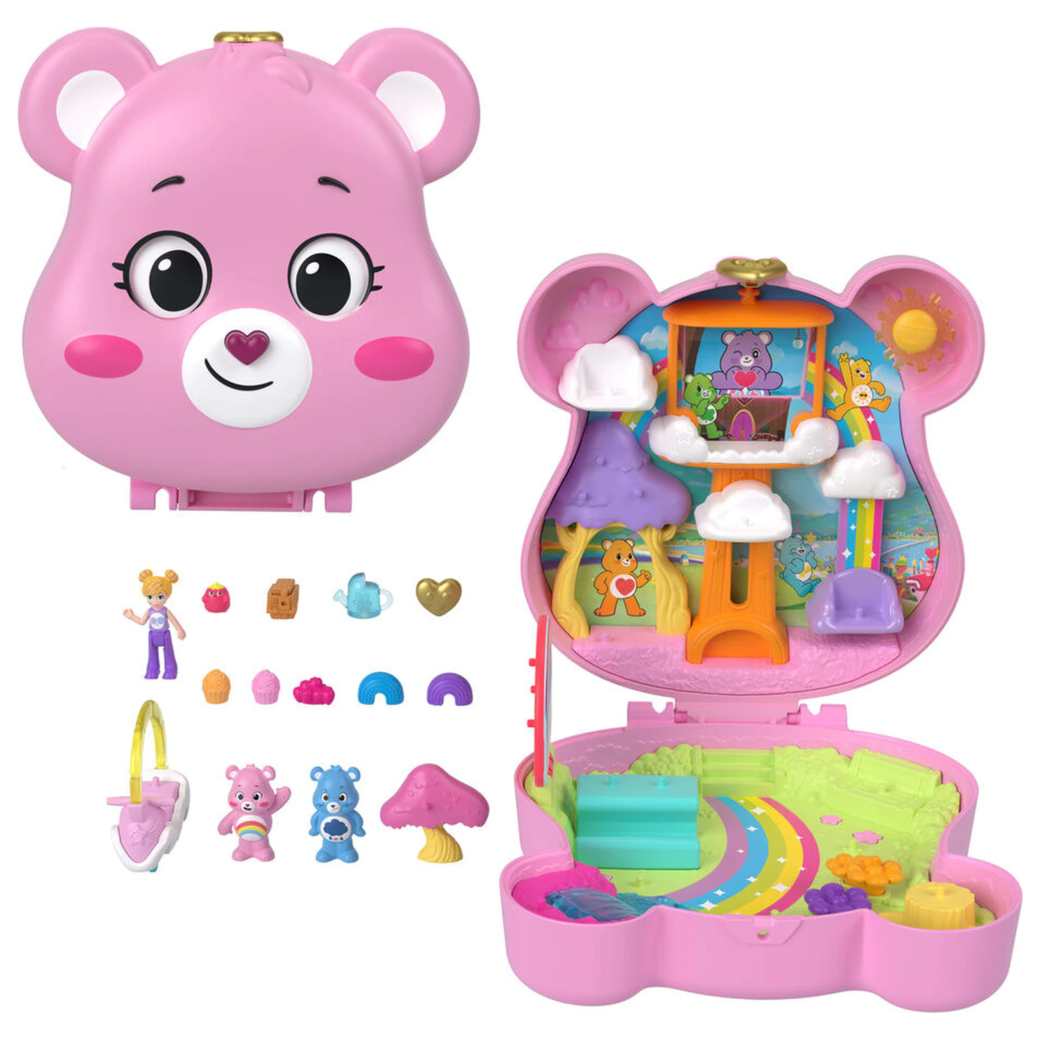 Polly Pocket Care Bears Brust Spielset Produktfoto