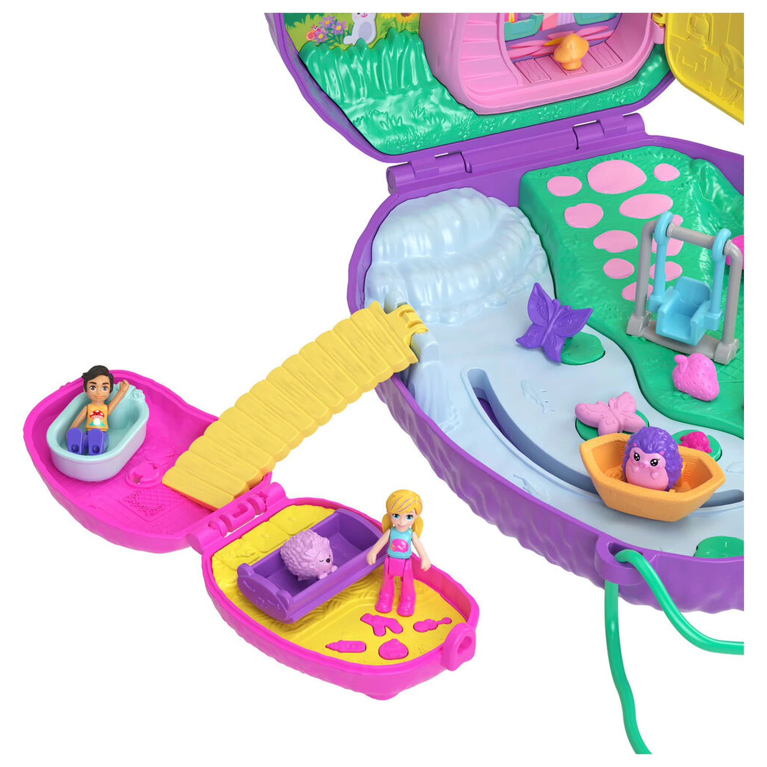 Polly Pocket Mama Hedgehog und Baby Spielset Produktfoto