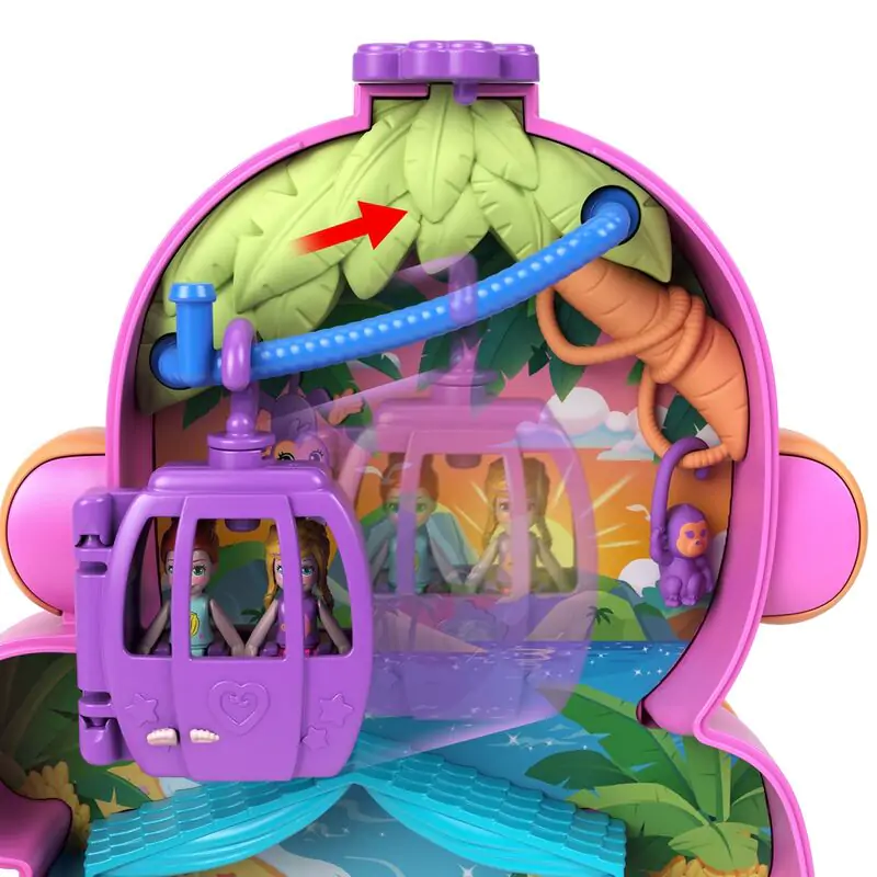 Polly Pocket Mama monkey and baby Tasche Spielset termékfotó