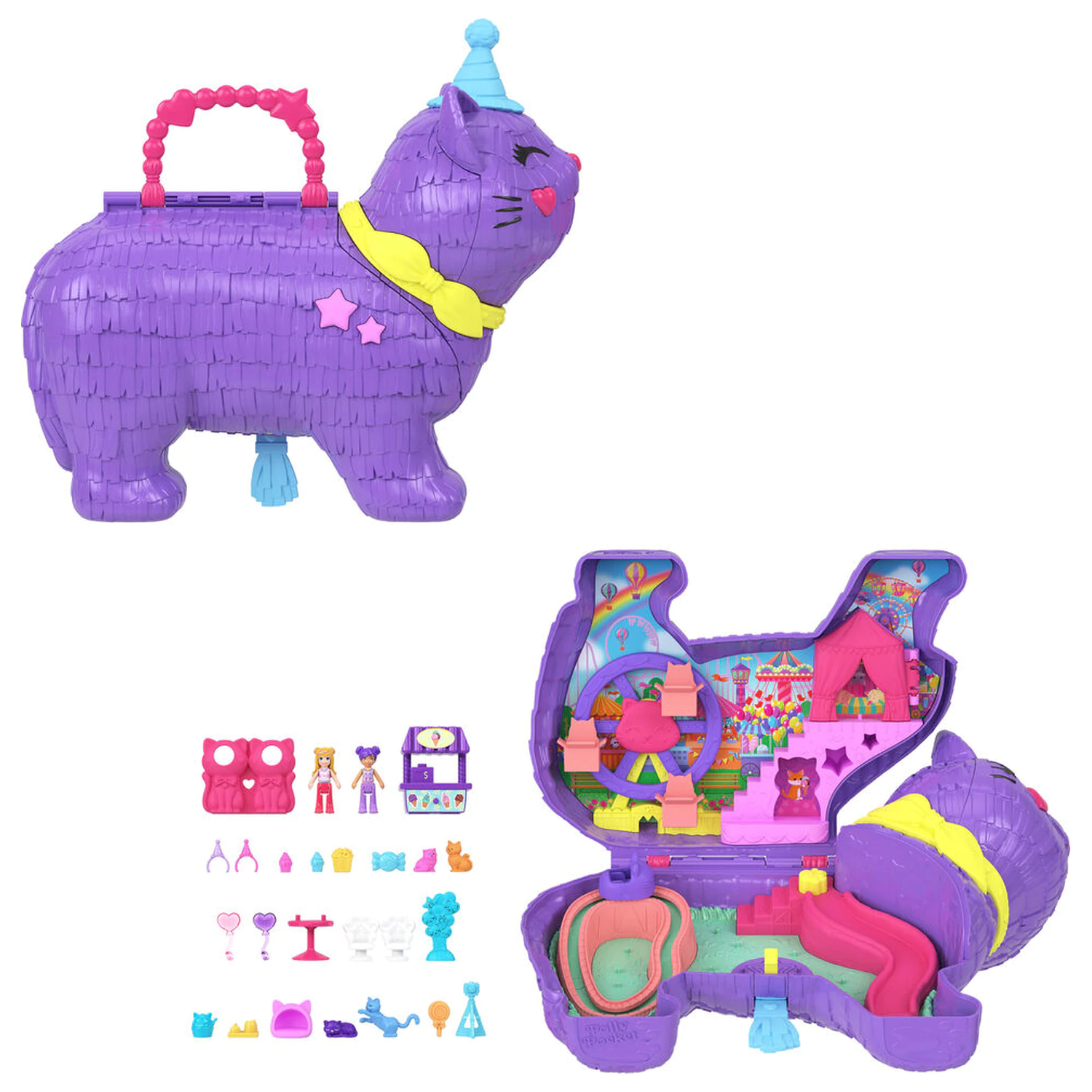 Polly Pocket Partyland Cat Spielset Produktfoto