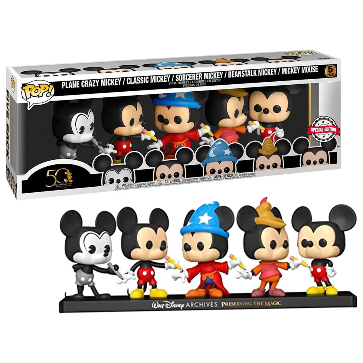 POP 5er pack Figurn Disney Archives Mickey Exclusive termékfotó
