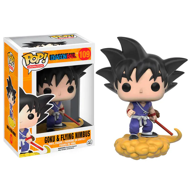 Dragon Ball Z POP! Animation Vinyl Figur Goku auf Jindujun 9 cm termékfotó