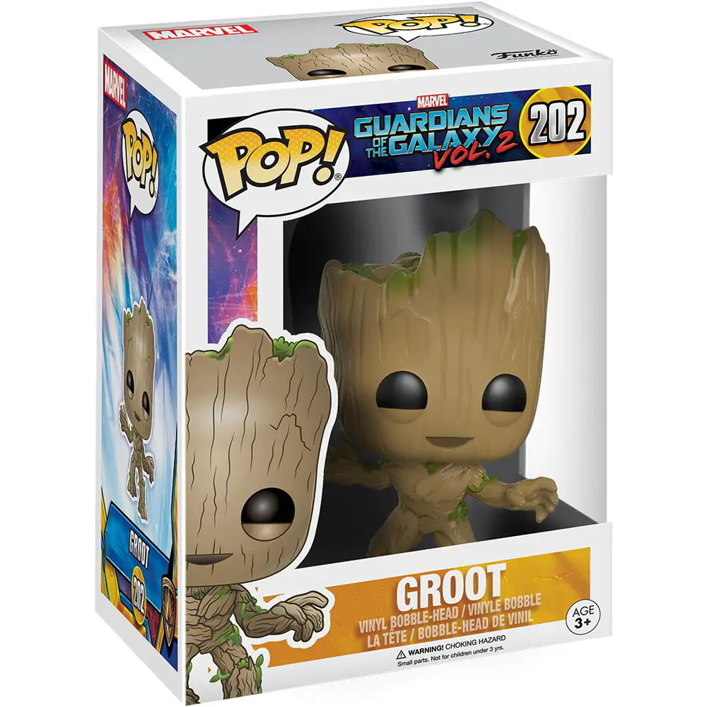Guardians of the Galaxy Vol. 2 POP! Marvel Vinyl Figur Young Groot 9 cm Produktfoto