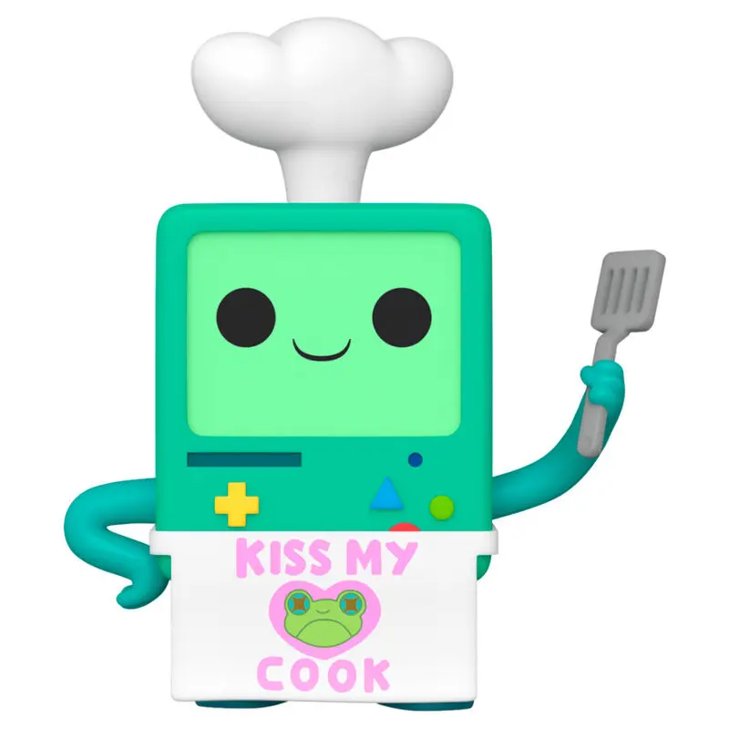 Adventure Time POP! Animation Vinyl Figur BMO Kiss my Cook 9 cm Produktfoto