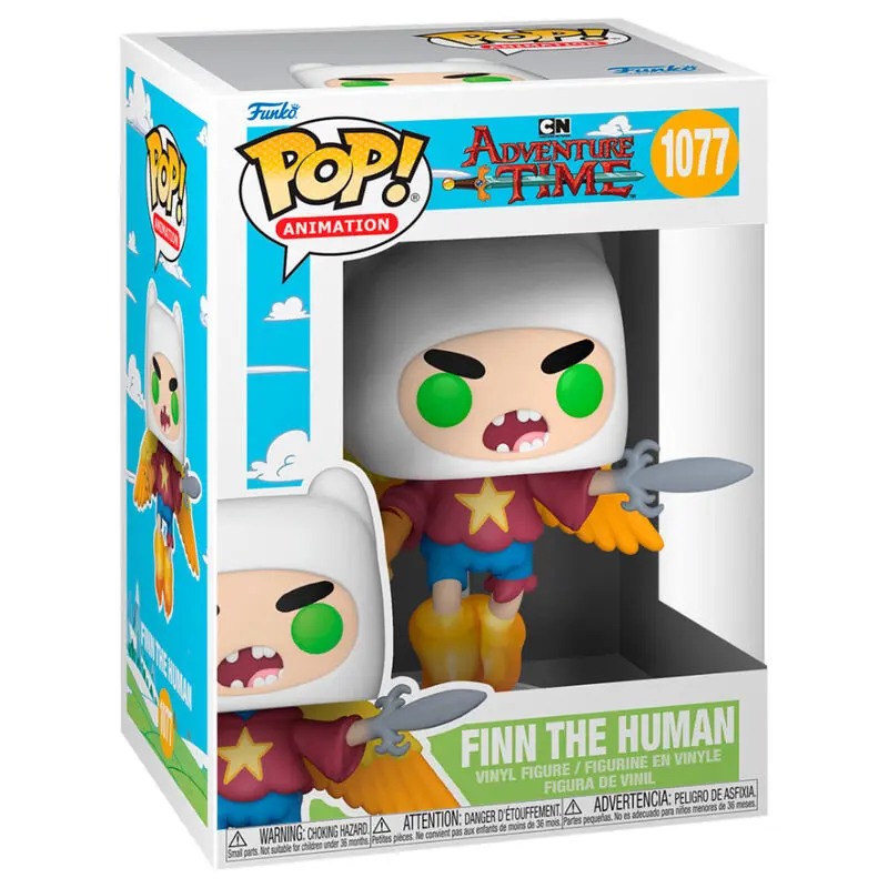 Adventure Time POP! Animation Vinyl Figur Ultimate Wizard Finn 9 cm Produktfoto
