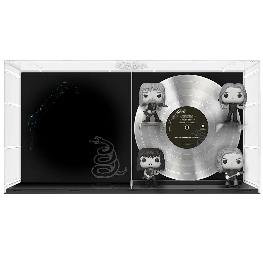 Metallica POP! Albums DLX Vinyl Figuren 4er-Pack Metallica (B&amp;W) 9 cm Produktfoto