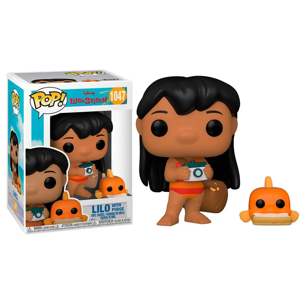 Lilo & Stitch POP! & Buddy Vinyl Figur Lilo w/Pudge 9 cm termékfotó