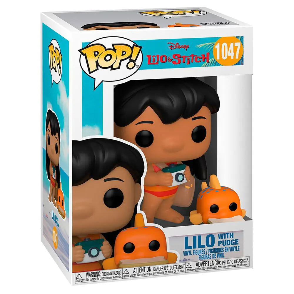 Lilo & Stitch POP! & Buddy Vinyl Figur Lilo w/Pudge 9 cm termékfotó