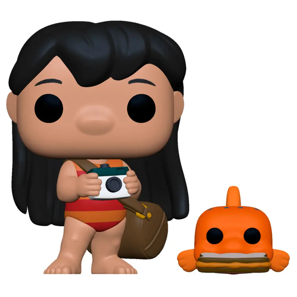 Lilo & Stitch POP! & Buddy Vinyl Figur Lilo w/Pudge 9 cm termékfotó