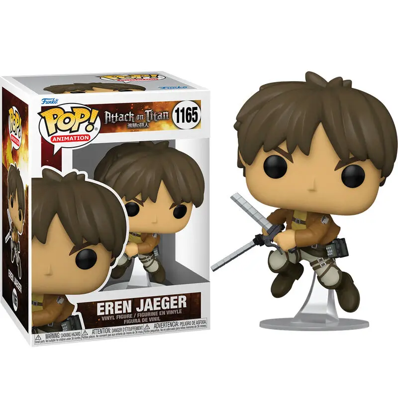 Attack on Titan POP! Animation Vinyl Figur Eren Yeager 9 cm termékfotó