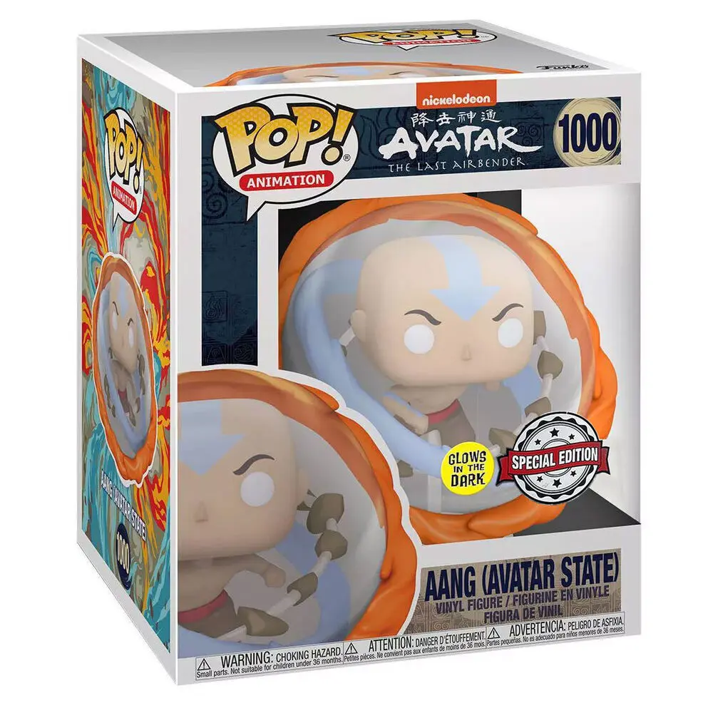 POP Figur Avatar Aang All Elements Glow in the Dark Exclusive termékfotó