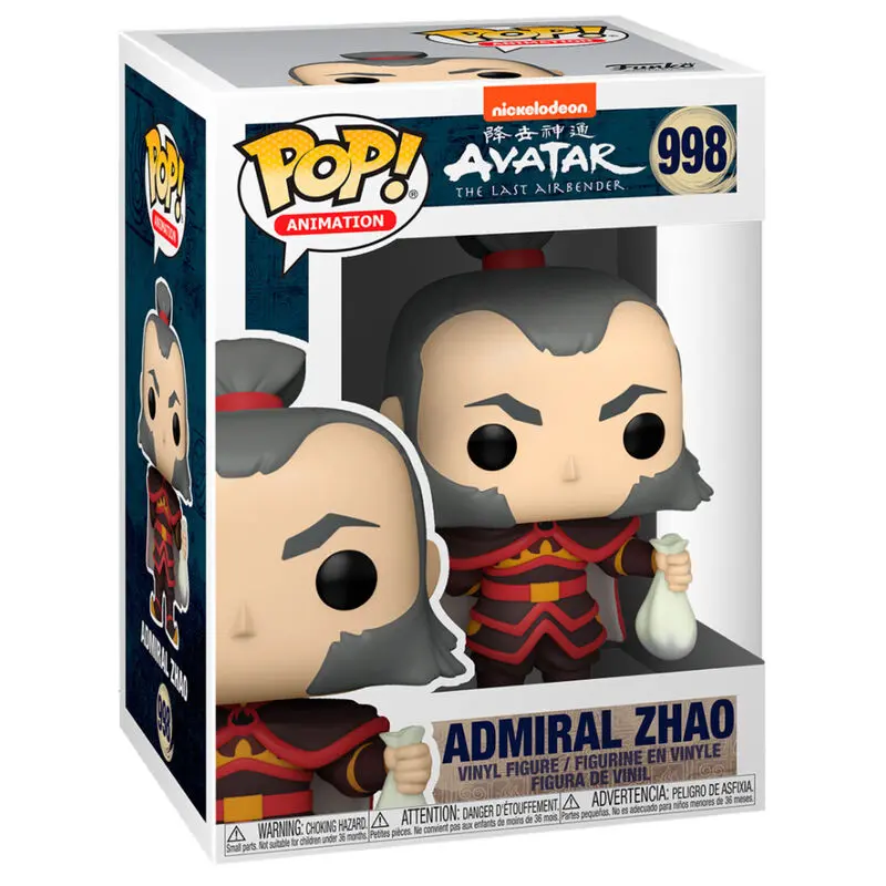 Avatar Der Herr der Element POP! Animation Vinyl Figur Admiral Zhao 9 cm termékfotó