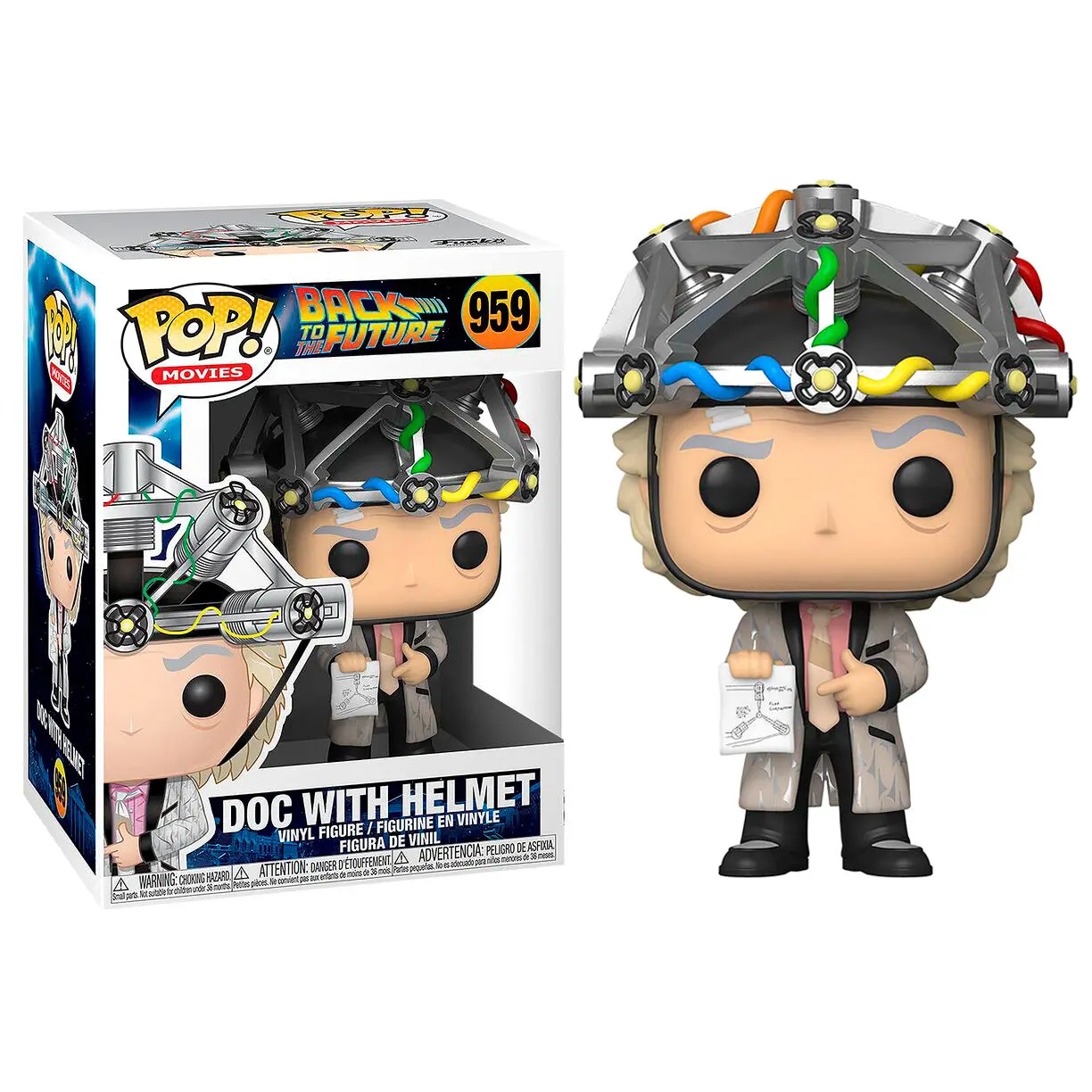 POP Figur Back To The Future Doc with Helm termékfotó