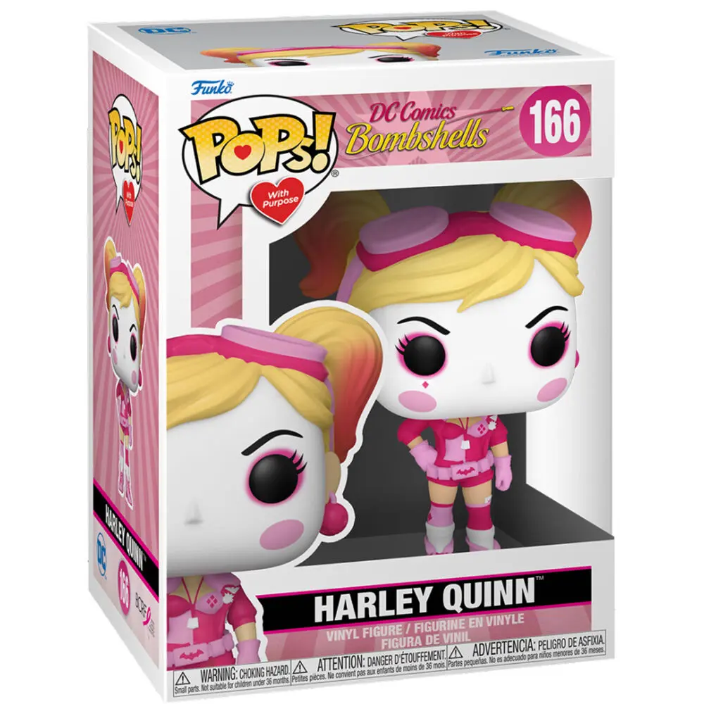 DC Comics POP! Heroes Vinyl Figur BC Awareness - Bombshell Harley 9 cm Produktfoto