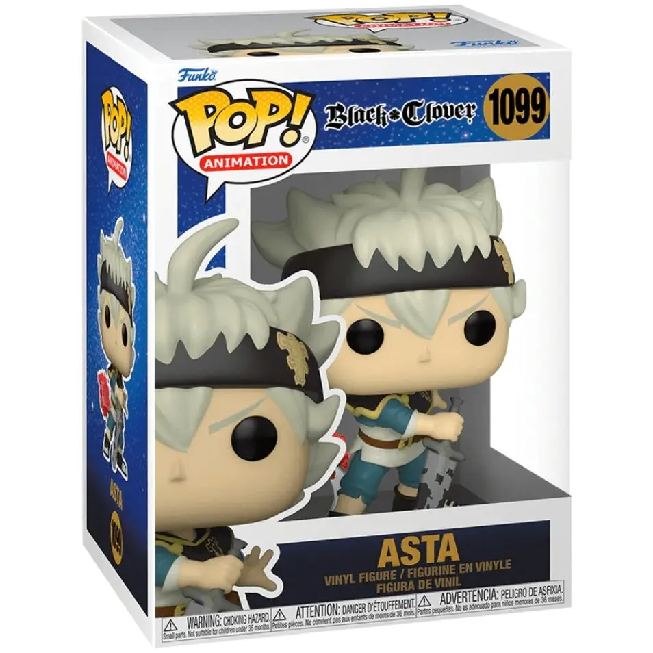 Black Clover POP! Animation Vinyl Figur Asta 9 cm termékfotó