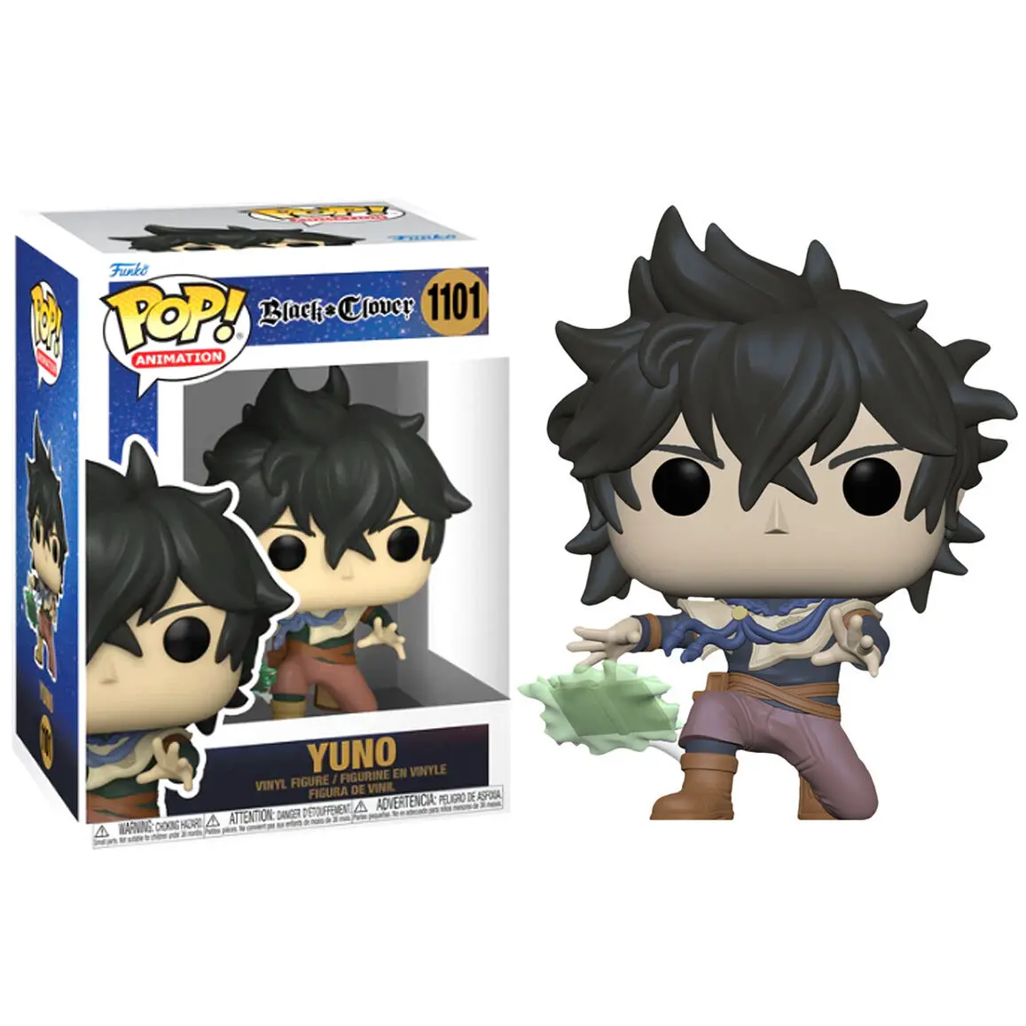 Black Clover POP! Animation Vinyl Figur Yuno 9 cm termékfotó