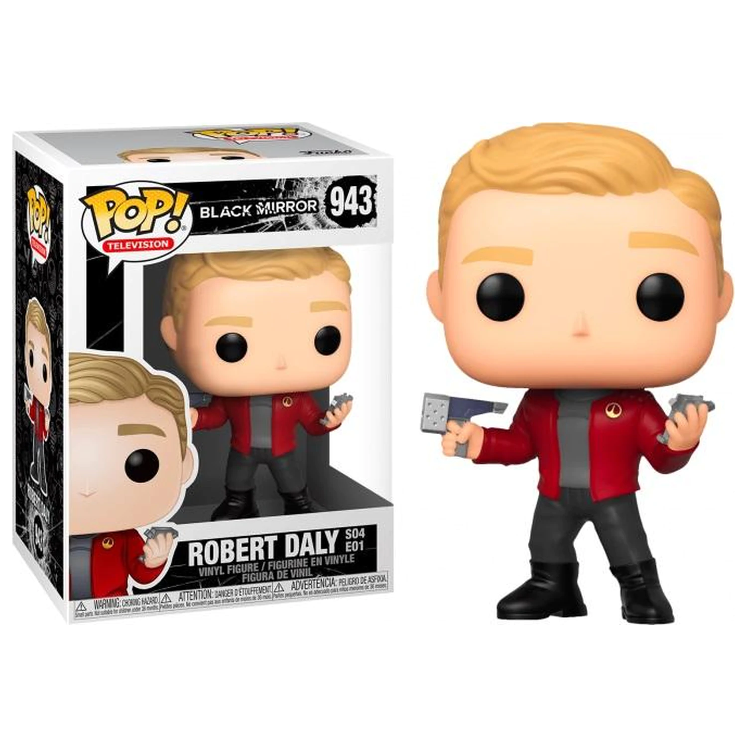 Black Mirror POP! TV Vinylfigur Robert Daly 9 cm Produktfoto