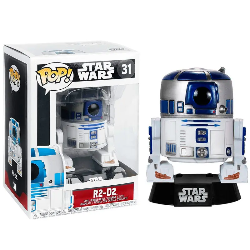 Star Wars POP! Vinyl Wackelkopf-Figur R2-D2 10 cm termékfotó