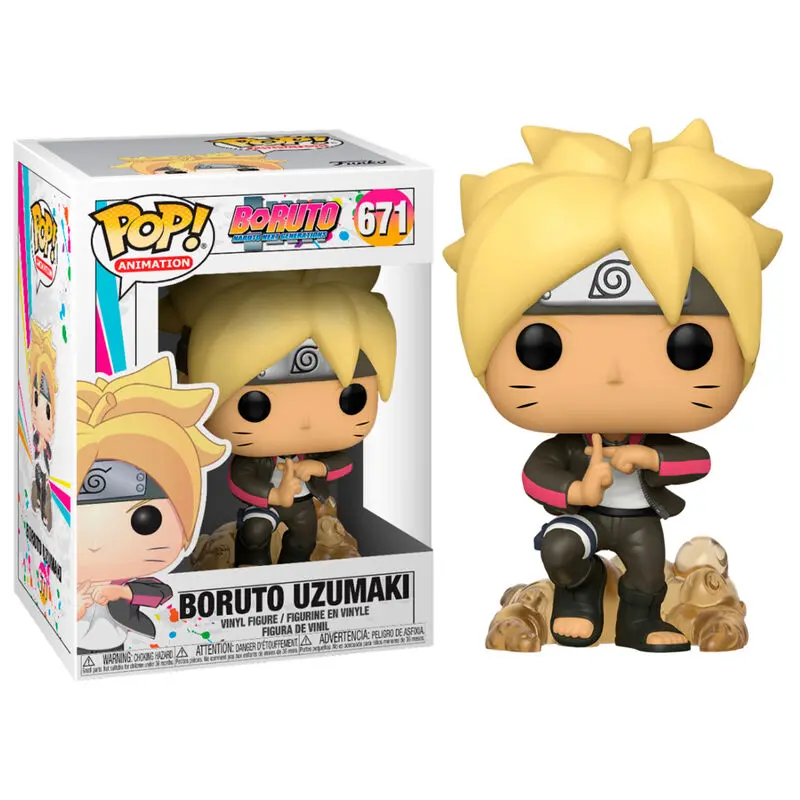 Boruto: Naruto Next Generations POP! Animation Vinyl Figur Boruto Uzumaki 9 cm Produktfoto